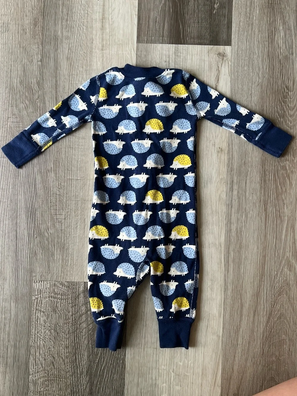 Hanna Andersson Hedgehog Print Pajamas 100% Organic Cotton size 3-6M